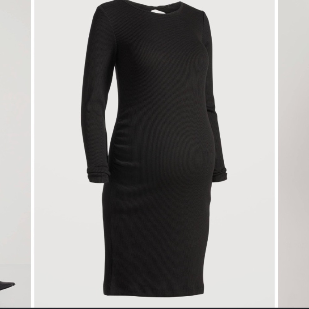 Old Navy Long Sleeve Maternity Twist Dress